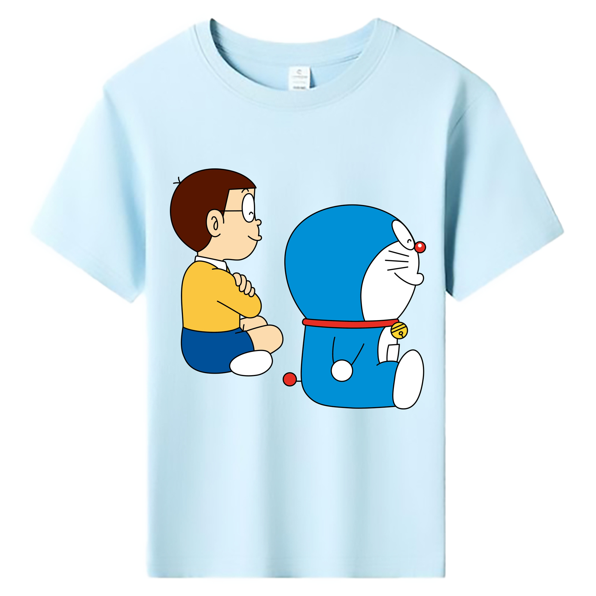 （画像用） ドラえもん 野比 のび太 Doraemon Nobita Nobi 綿100％キッズTシャツ（フロントプリント）